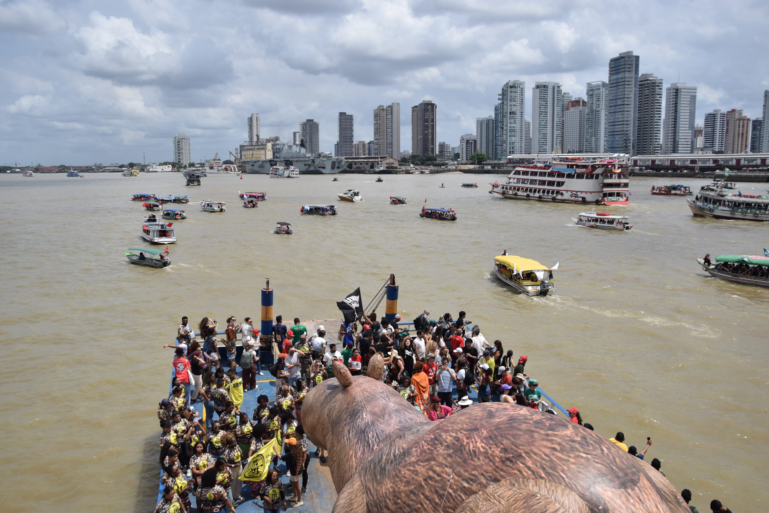 #CúpulaDosPovos: Barqueata e abertura da Casa Feminista em Belém
