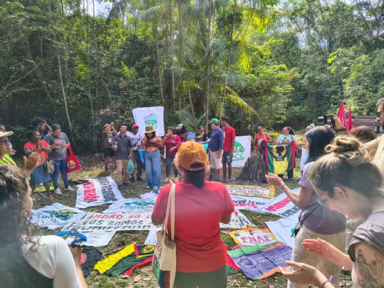 Registro de atividade durante a Pré-Cúpula dos Povos do Norte Paraense, realizado entre 24 a 26 de outubro deste ano na cidade de Abaetetuba.