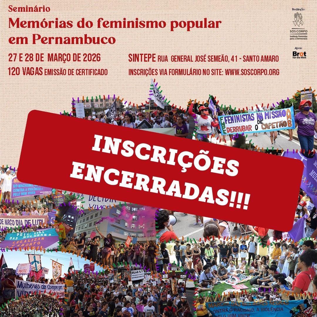 Conheça a programação do Seminário Memórias do Feminismo Popular em Pernambuco