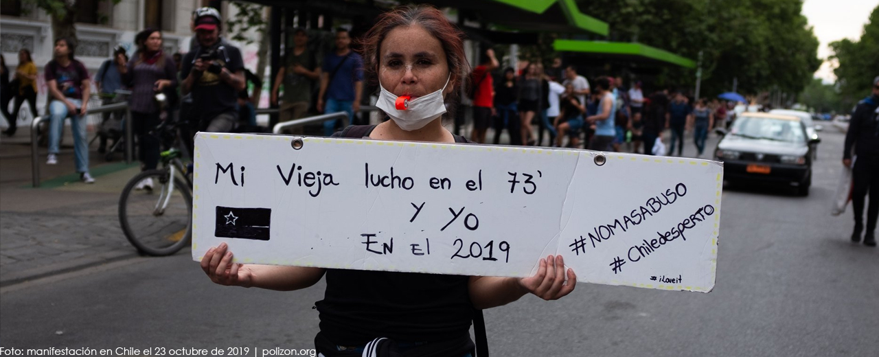 No estamos en guerra: ¡Basta de violencia estatal y criminalización de la protesta en Chile!