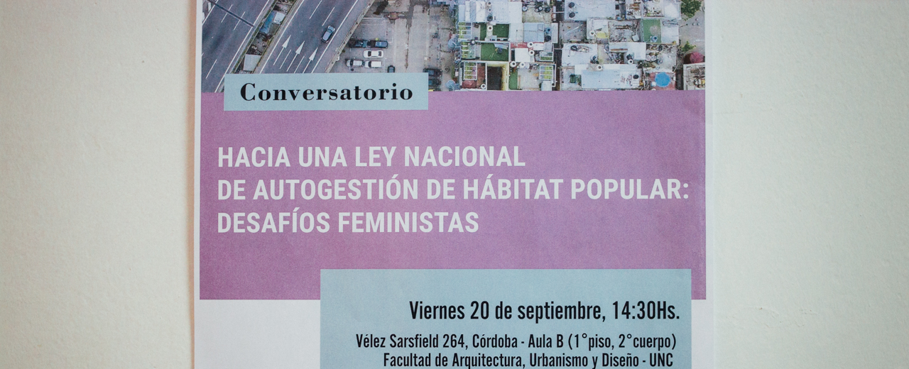Conversatorio sobre la Ley de Autogestión del Hábitat Popular en Argentina