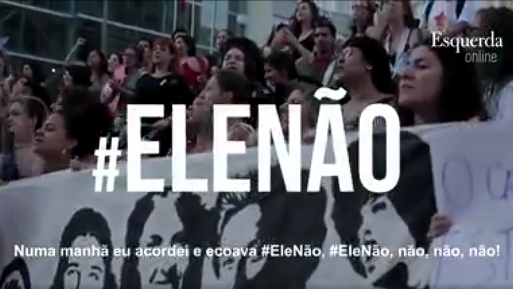#ELENÃO As mulheres se preparam para ir às ruas contra o fascismo