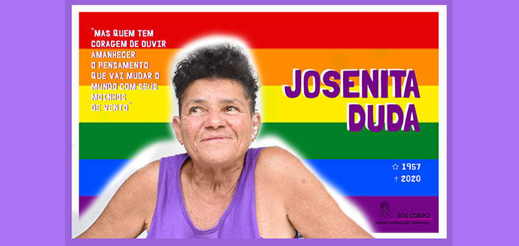 Inspiração, luta, paixão, ousadia, generosidade: Josenita Duda, PRESENTE!