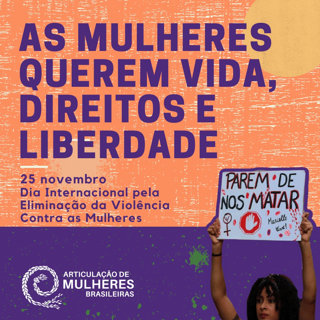 MANIFESTO AMB – 25 novembro, dizemos: Não às Violências contra as Mulheres