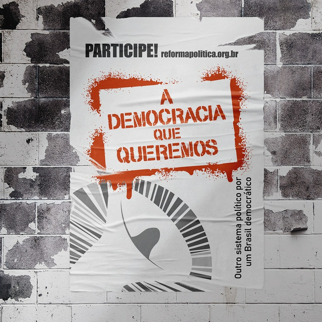 Plataforma lança campanha em defesa da Democracia e com críticas ao sistema político