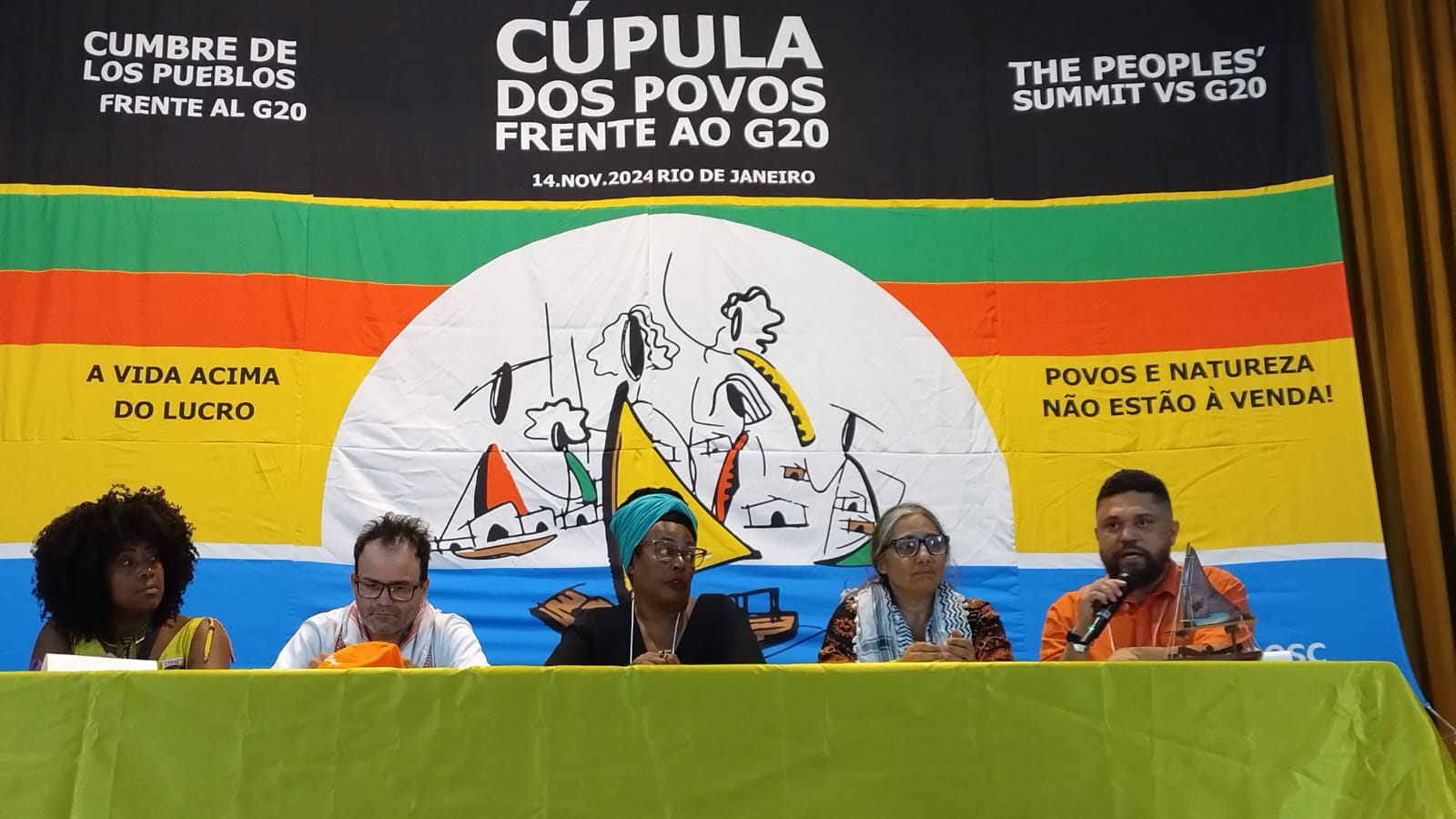 Cúpula dos Povos frente ao G20 reúne mais de 60 organizações e movimentos sociais no Rio de Janeiro