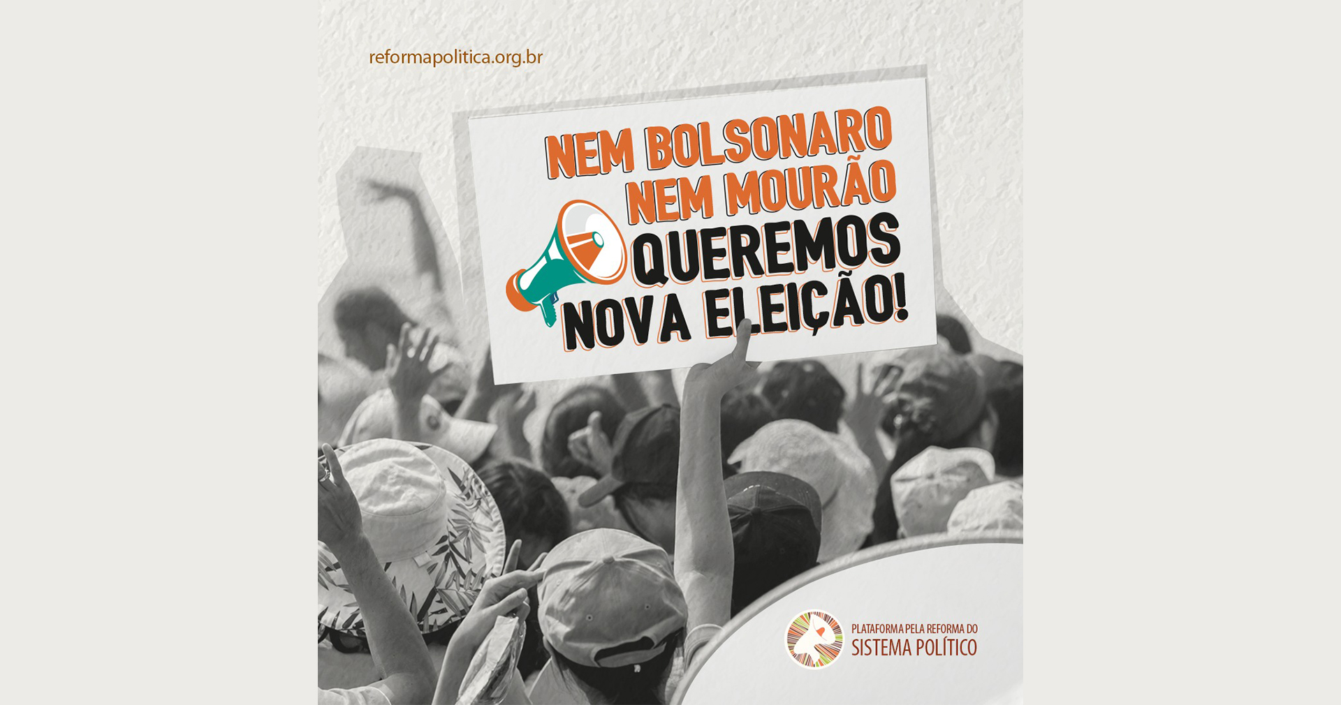 Nem Bolsonaro, nem Mourão: queremos nova eleição!